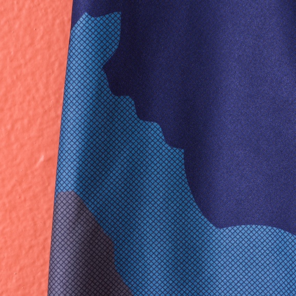 Ultracor  Blue Ultra Silk Camo Tech Print Legging - Picture 4 of 7